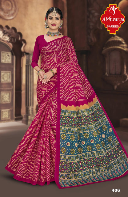 Mysore Masleen Vol 4 Aishwarya Cotton Sarees Supplier Ahmedabad