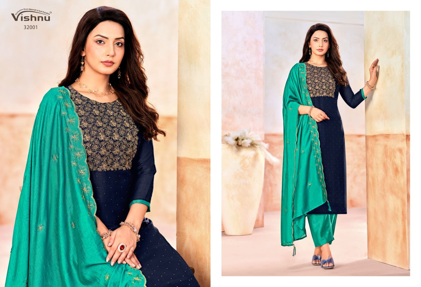 Naaira Vol 5 Vishnu Impex Vichitra Pant Style Suits Manufacturer Gujarat
