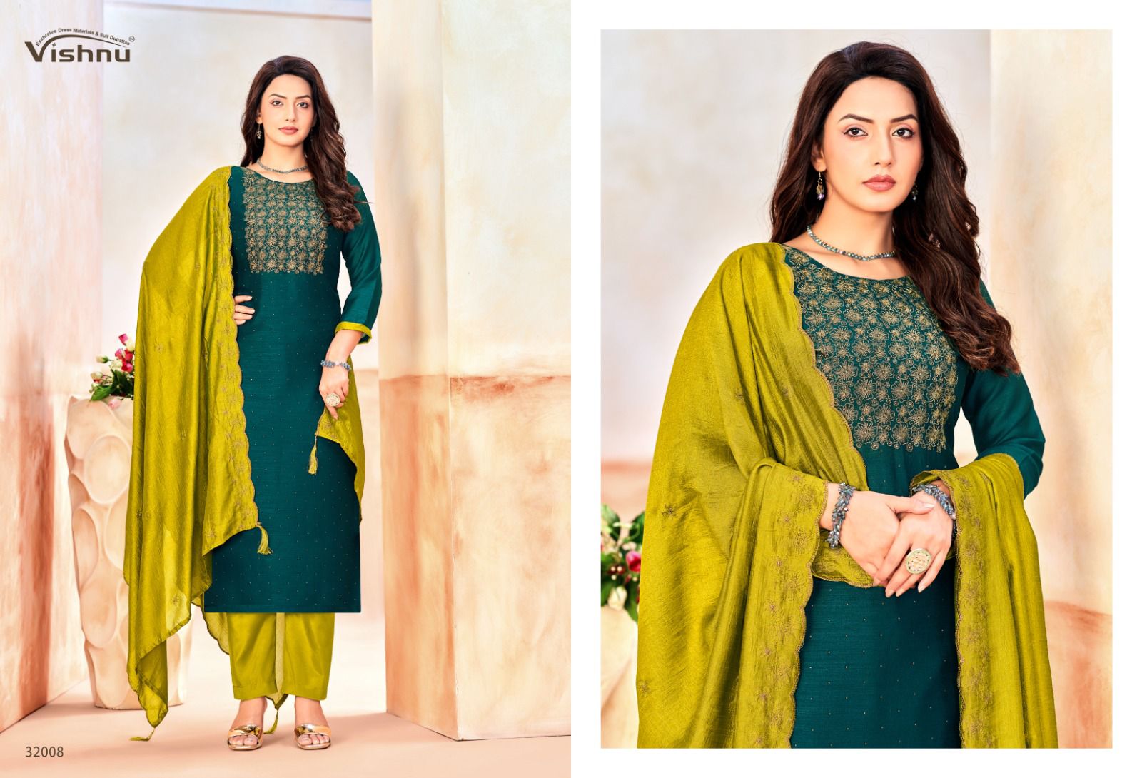 Naaira Vol 5 Vishnu Impex Vichitra Pant Style Suits Manufacturer Gujarat