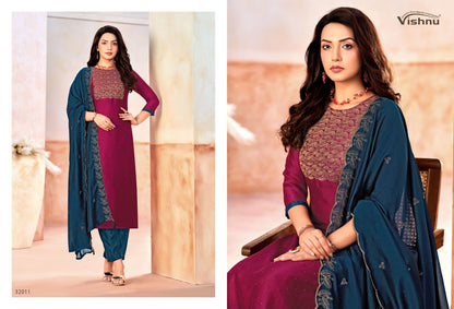 Naaira Vol 5 Vishnu Impex Vichitra Pant Style Suits Manufacturer Gujarat