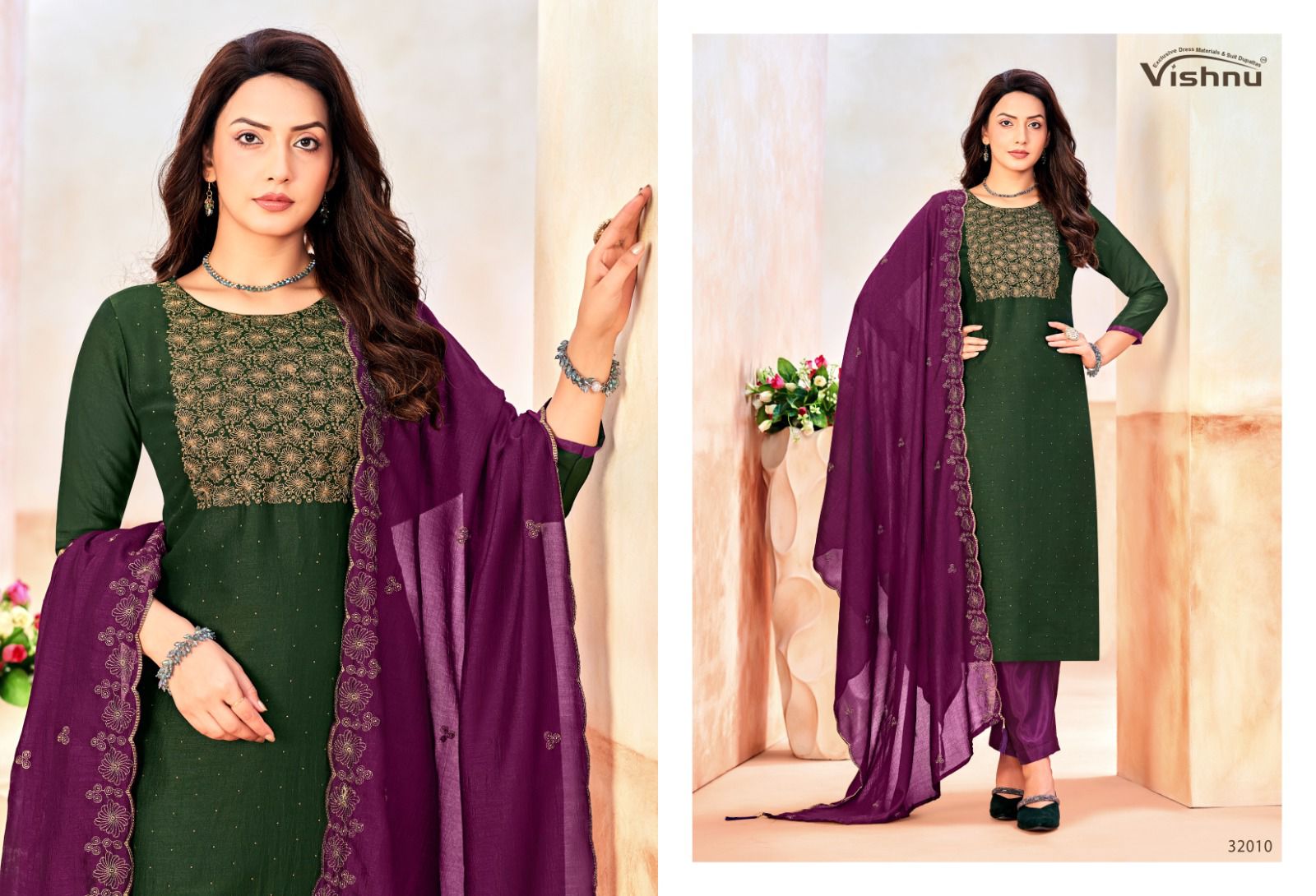 Naaira Vol 5 Vishnu Impex Vichitra Pant Style Suits Manufacturer Gujarat