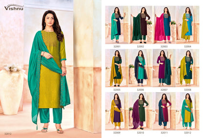 Naaira Vol 5 Vishnu Impex Vichitra Pant Style Suits Manufacturer Gujarat
