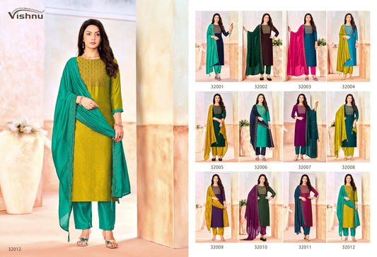 Naaira Vol 5 Vishnu Impex Vichitra Pant Style Suits Manufacturer Gujarat