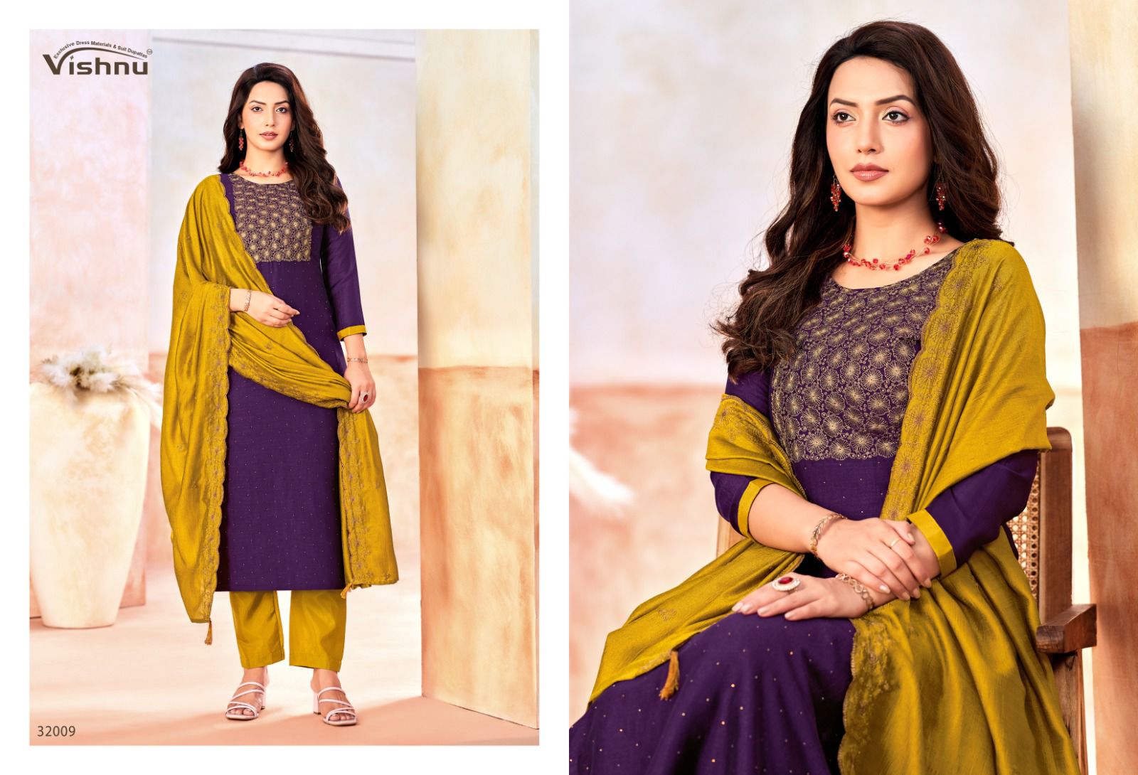 Naaira Vol 5 Vishnu Impex Vichitra Pant Style Suits Manufacturer Gujarat