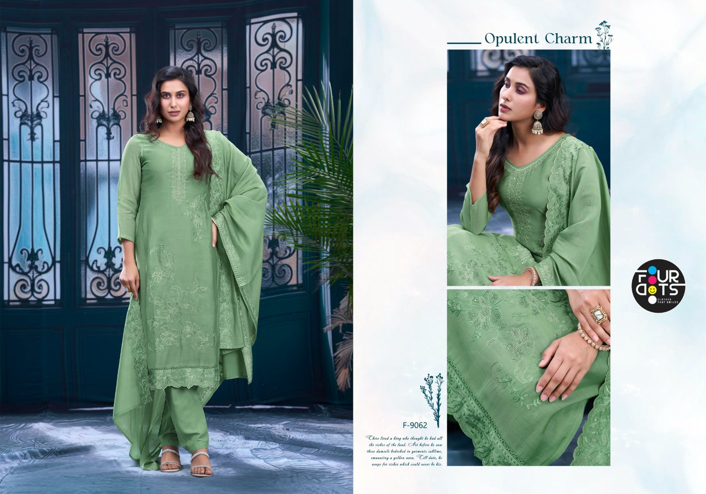 Naari Four Dots Mal Cotton Pant Style Suits Manufacturer Gujarat