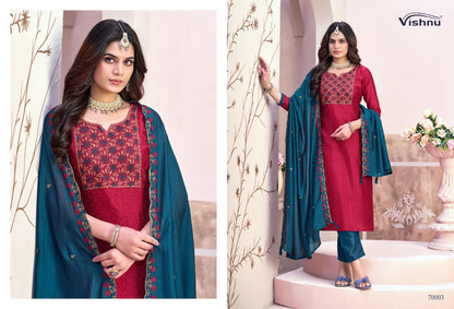 Naaria Vol 6 Vishnu Impex Vichitra Pant Style Suits Supplier Ahmedabad