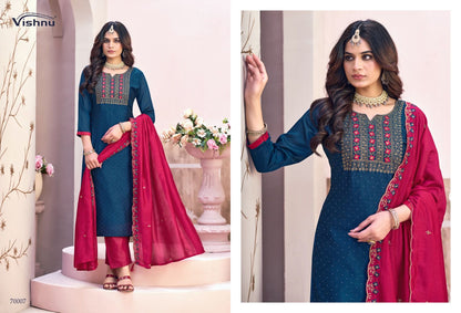Naaria Vol 6 Vishnu Impex Vichitra Pant Style Suits Supplier Ahmedabad
