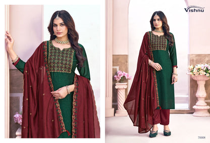 Naaria Vol 6 Vishnu Impex Vichitra Pant Style Suits Supplier Ahmedabad