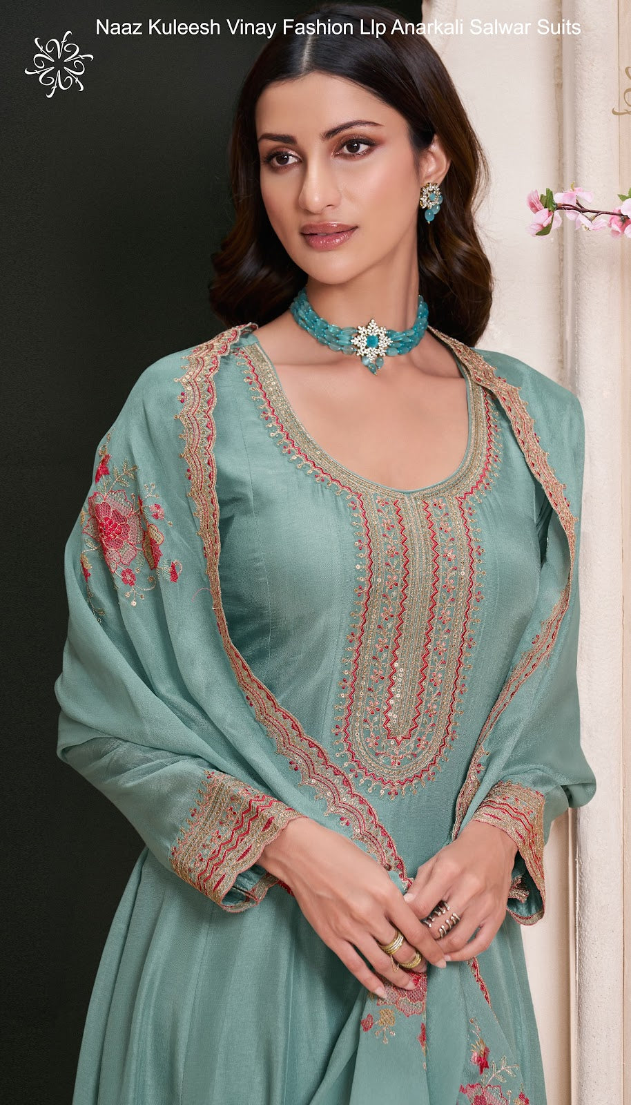 Naaz Kuleesh Vinay Fashion Llp Silk Anarkali Salwar Suits Wholesale Price