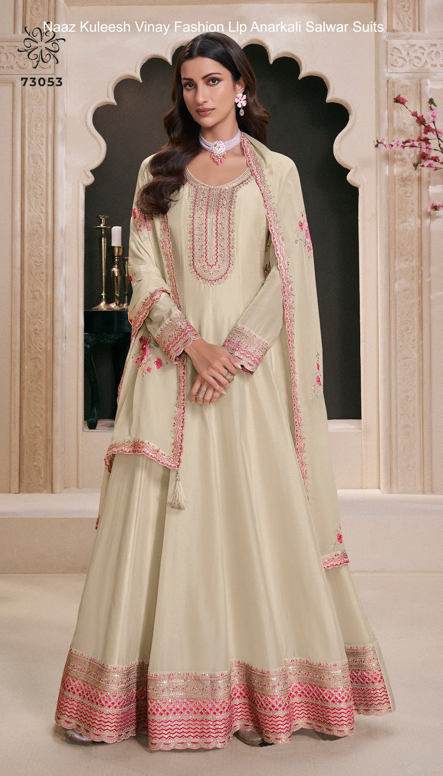 Naaz Kuleesh Vinay Fashion Llp Silk Anarkali Salwar Suits Wholesale Price