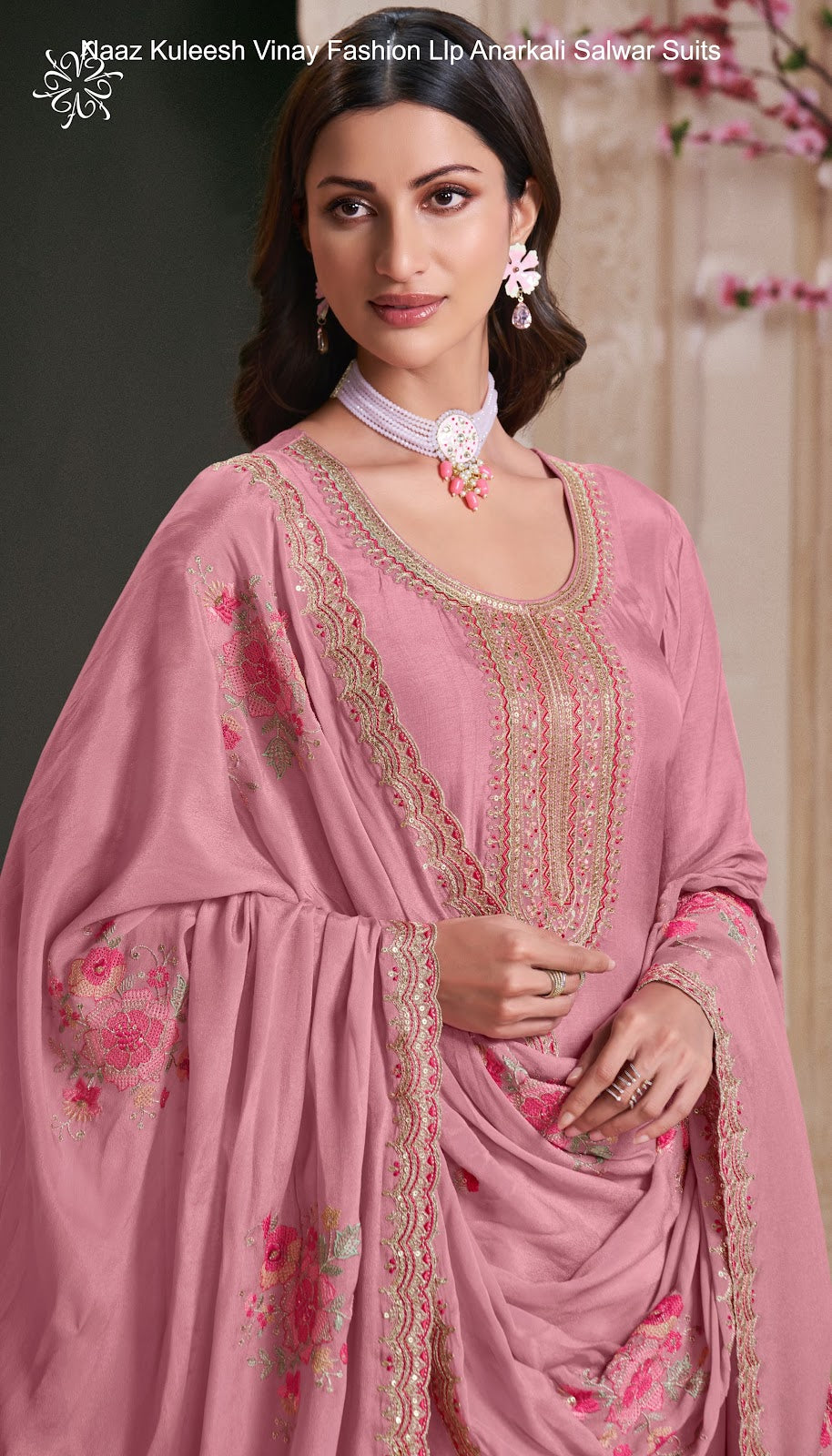 Naaz Kuleesh Vinay Fashion Llp Silk Anarkali Salwar Suits Wholesale Price