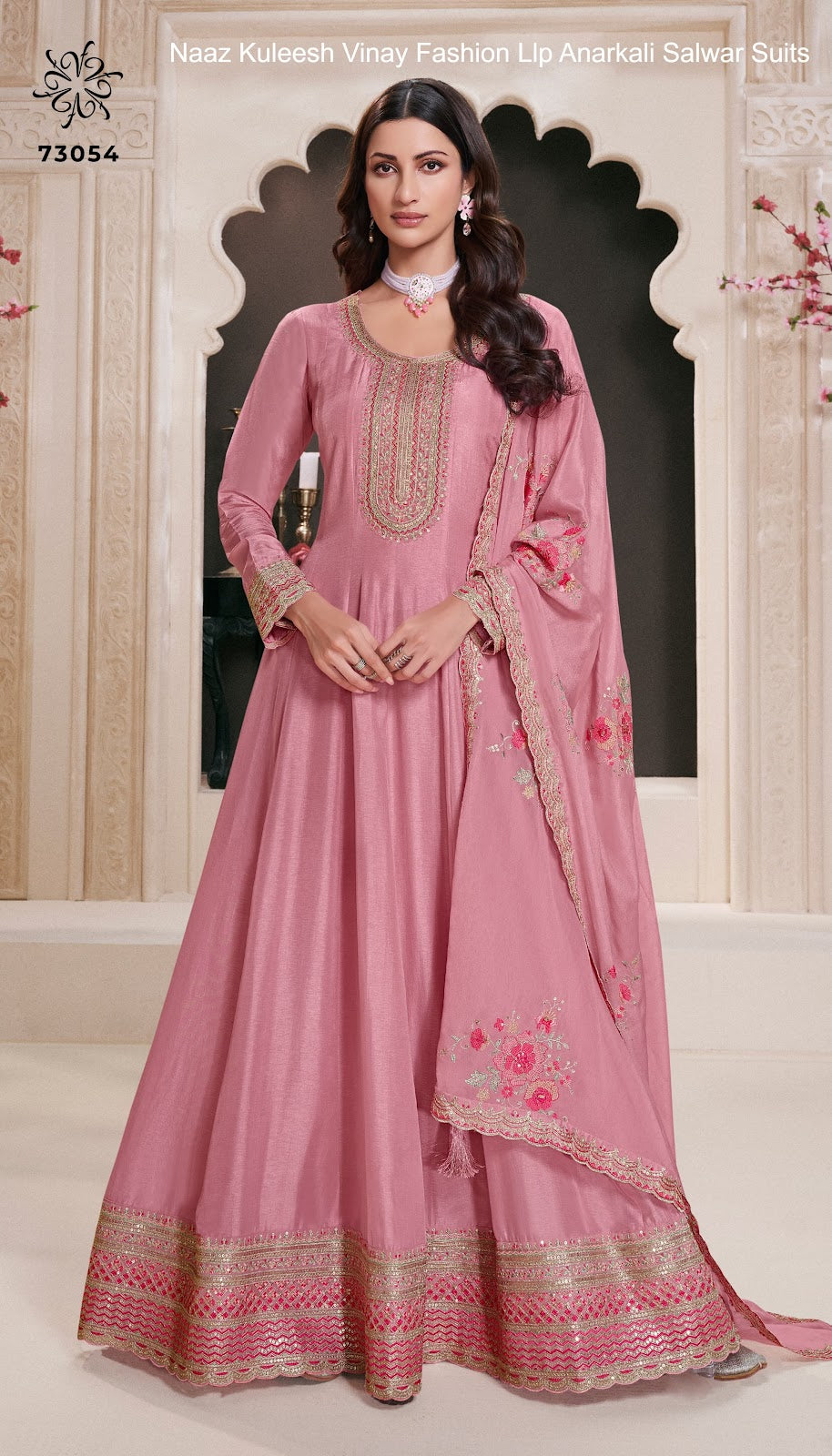 Naaz Kuleesh Vinay Fashion Llp Silk Anarkali Salwar Suits Wholesale Price