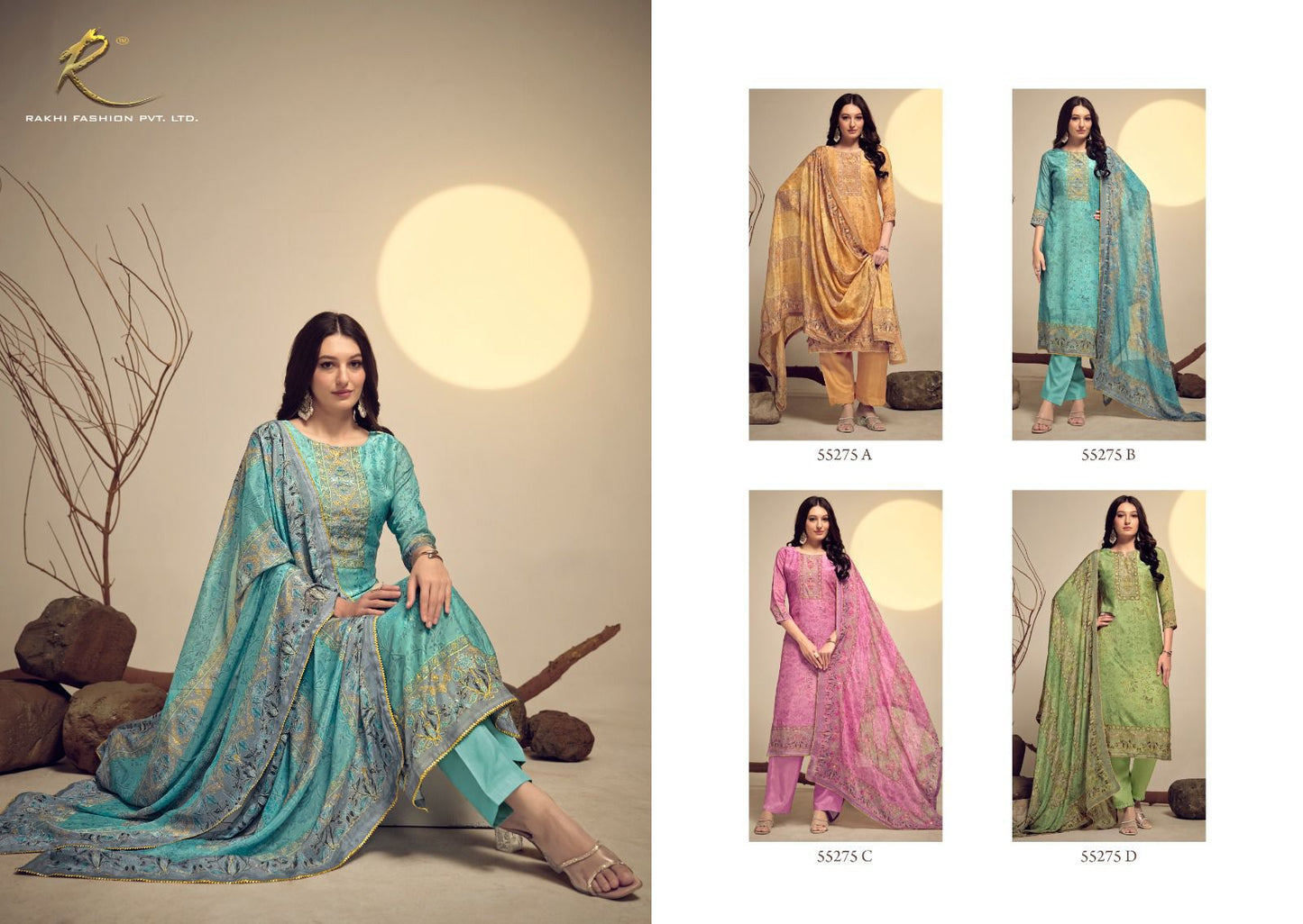 Naaz Rakhi Fashion Viscose Modal Pant Style Suits