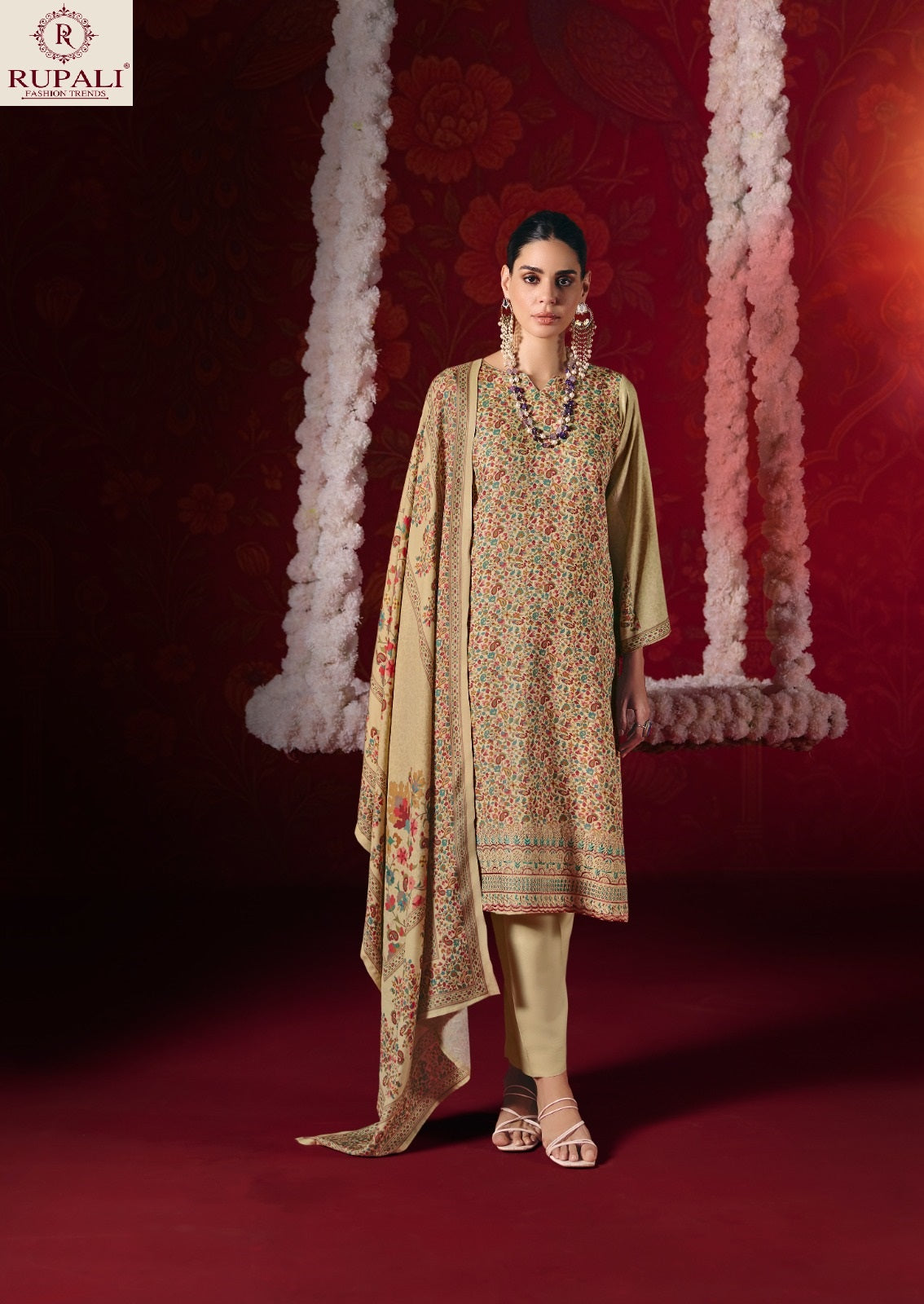 Naaz Rupali Pashmina Suits Exporter Ahmedabad