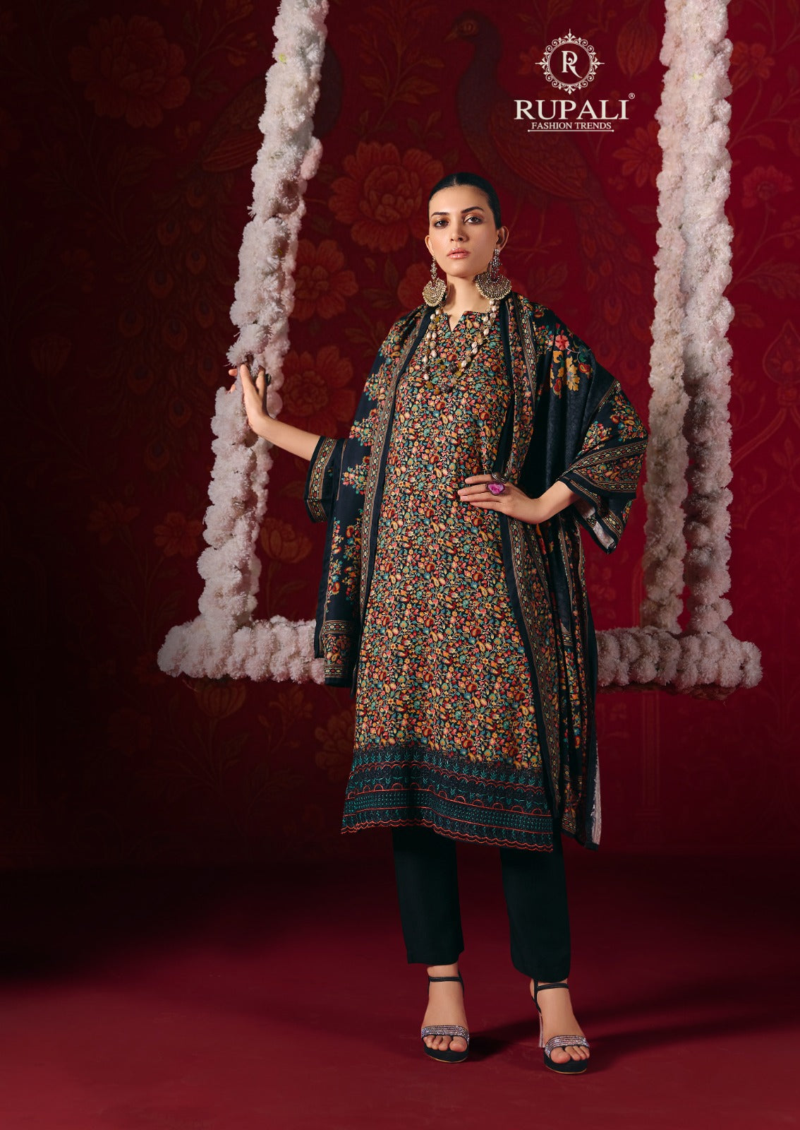 Naaz Rupali Pashmina Suits Exporter Ahmedabad