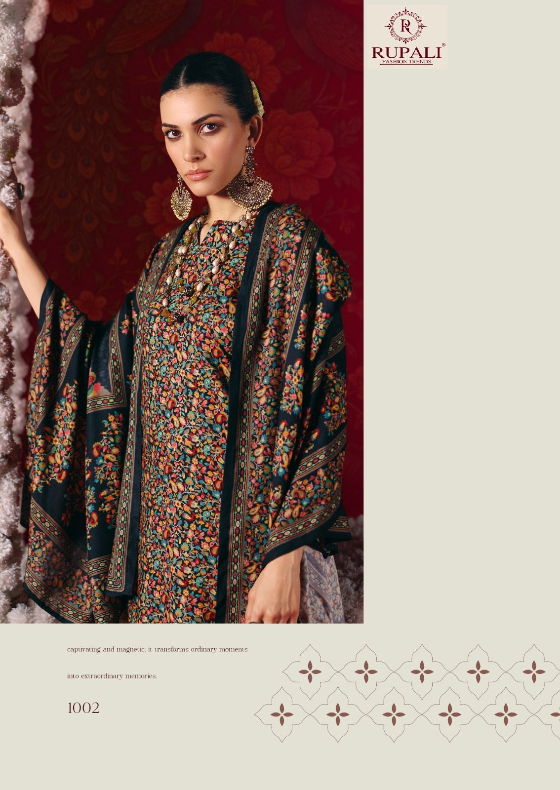 Naaz Rupali Pashmina Suits Exporter Ahmedabad