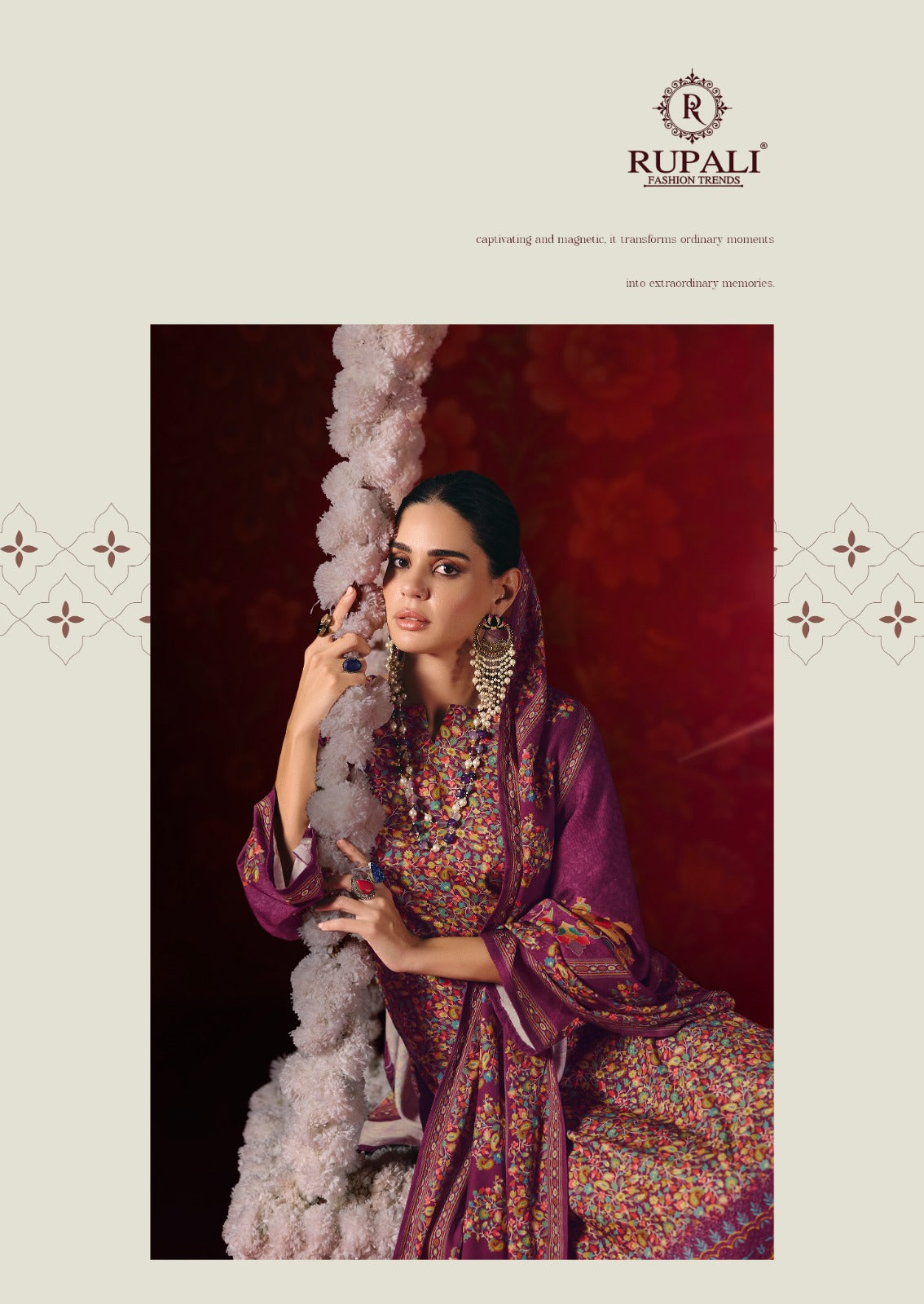 Naaz Rupali Pashmina Suits Exporter Ahmedabad