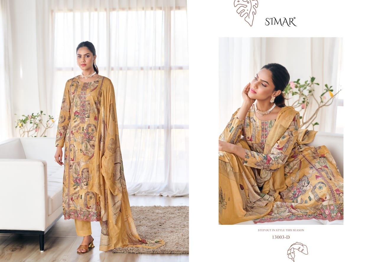 Naaz Simar Lawn Cotton Pant Style Suits Wholesale Price