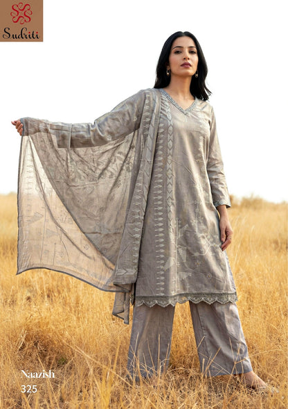 Naazish Sudriti Sahiba Cotton Lawn Pakistani Salwar Suits Supplier Gujarat