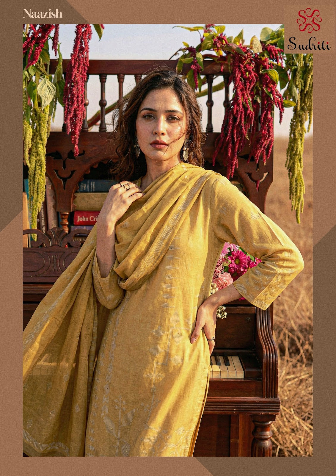 Naazish Sudriti Sahiba Cotton Lawn Pakistani Salwar Suits Supplier Gujarat