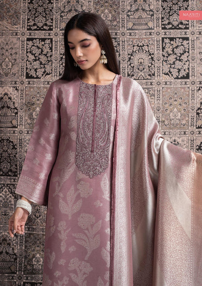 Nabeel Naariti Silk Jacquard Pant Style Suits Manufacturer India