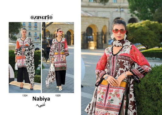 Nabiya Zaveri Cotton Karachi Readymade Suits Exporter Ahmedabad