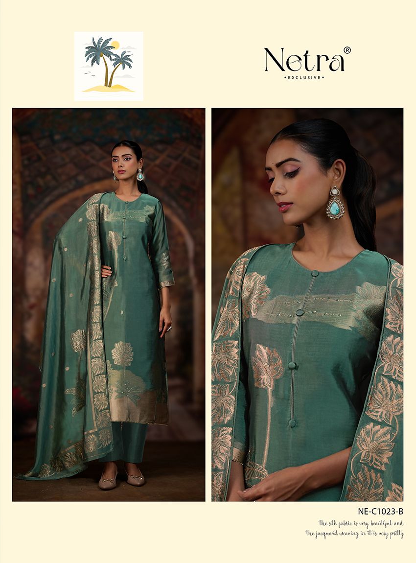 Nada Netra Premium Viscose Pant Style Suits Exporter India