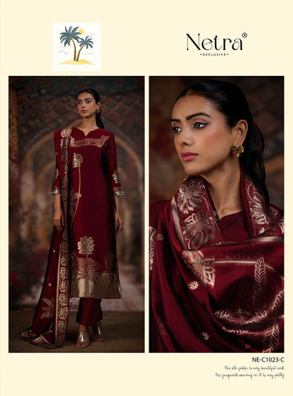 Nada Netra Premium Viscose Pant Style Suits Exporter India