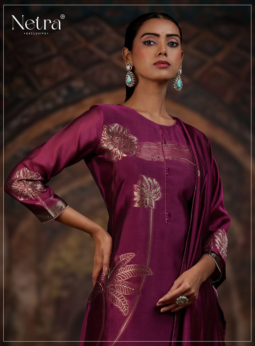 Nada Netra Premium Viscose Pant Style Suits Exporter India