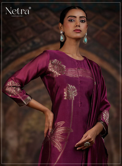 Nada Netra Premium Viscose Pant Style Suits Exporter India