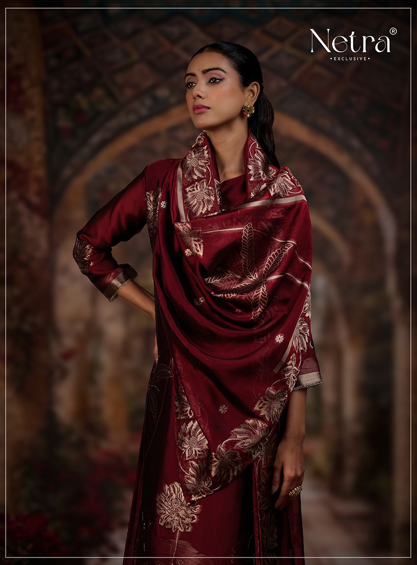Nada Netra Premium Viscose Pant Style Suits Exporter India