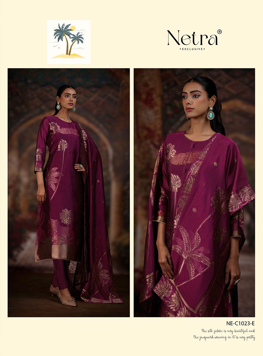 Nada Netra Premium Viscose Pant Style Suits Exporter India