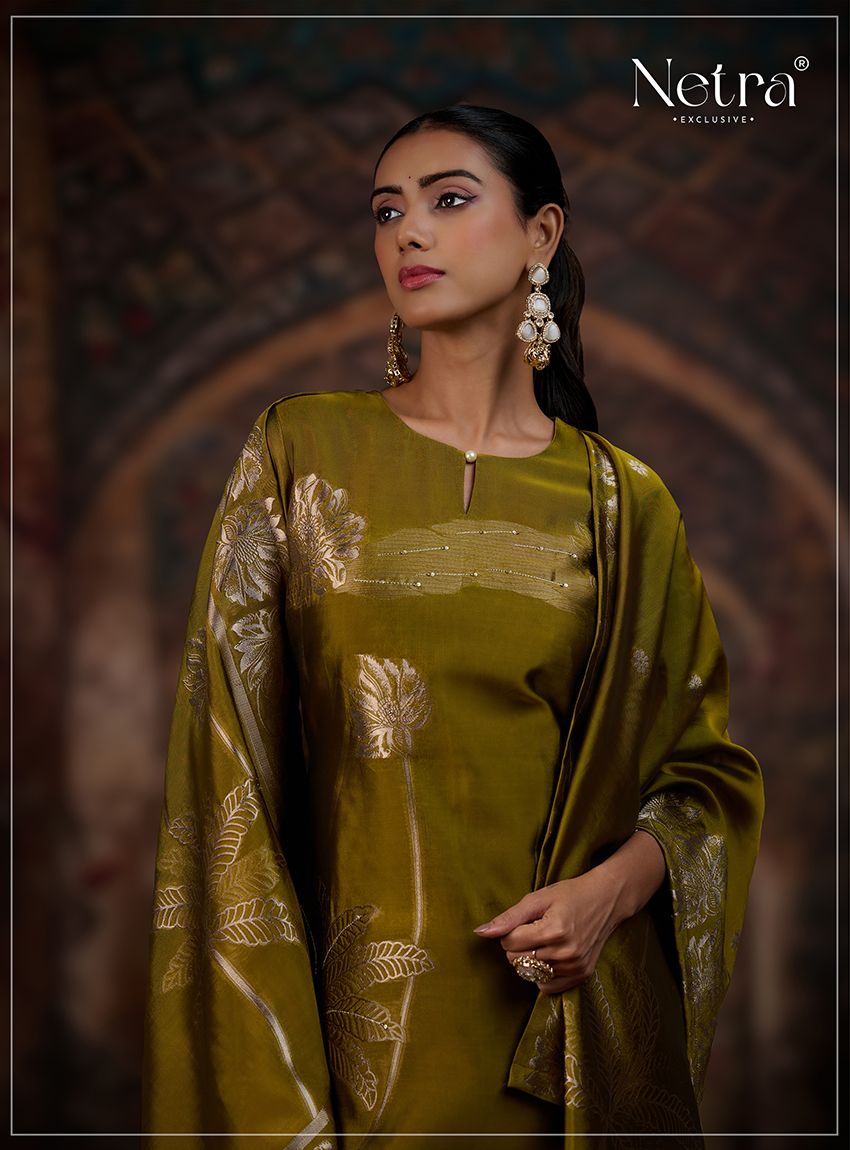 Nada Netra Premium Viscose Pant Style Suits Exporter India