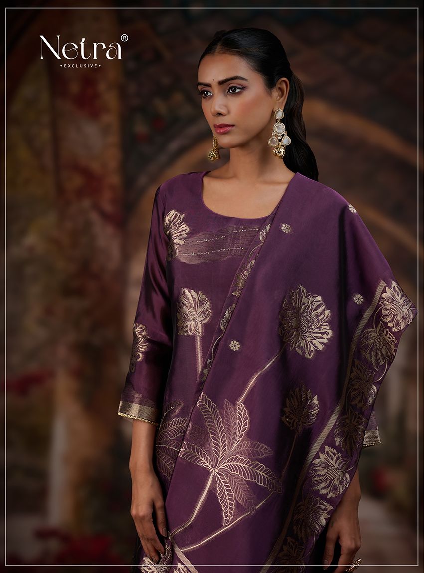 Nada Netra Premium Viscose Pant Style Suits Exporter India