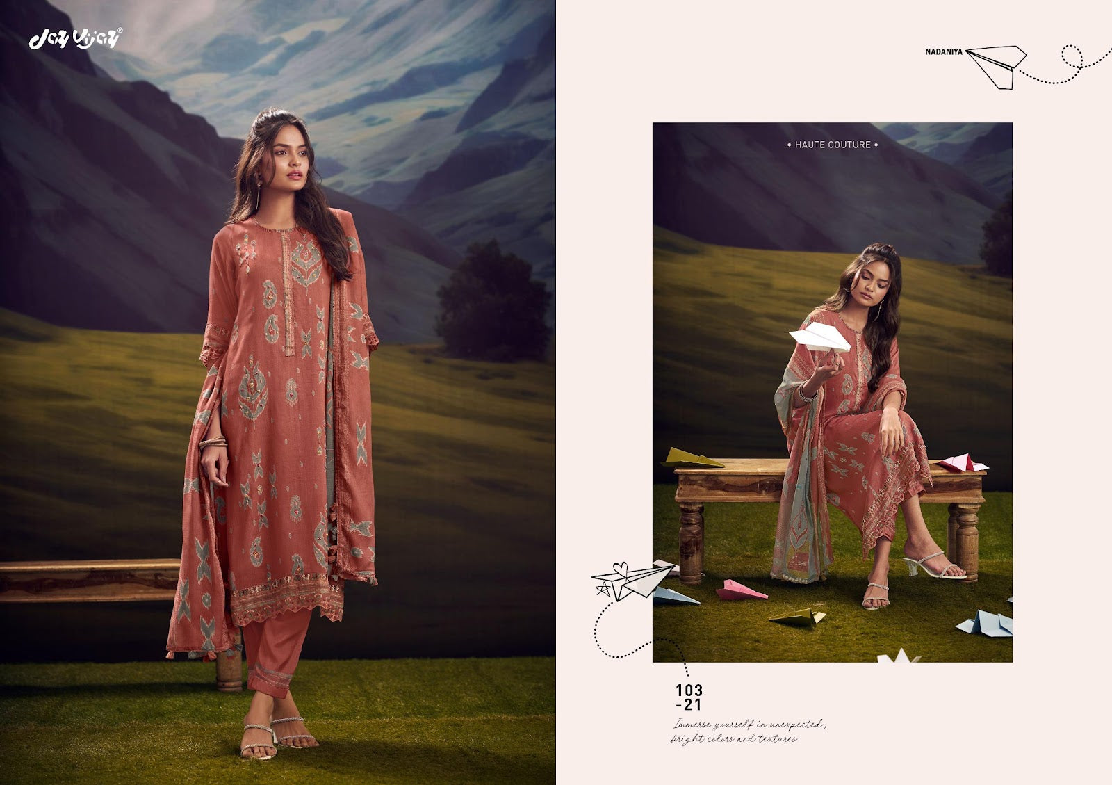 Nadaniya Jay Vijay Modal Cotton Pant Style Suits Wholesale Rate