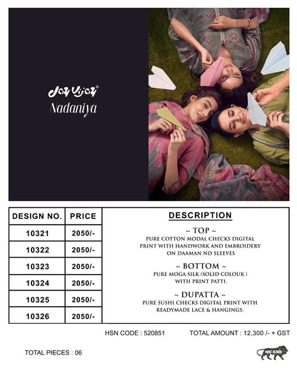 Nadaniya Jay Vijay Modal Cotton Pant Style Suits Wholesale Rate
