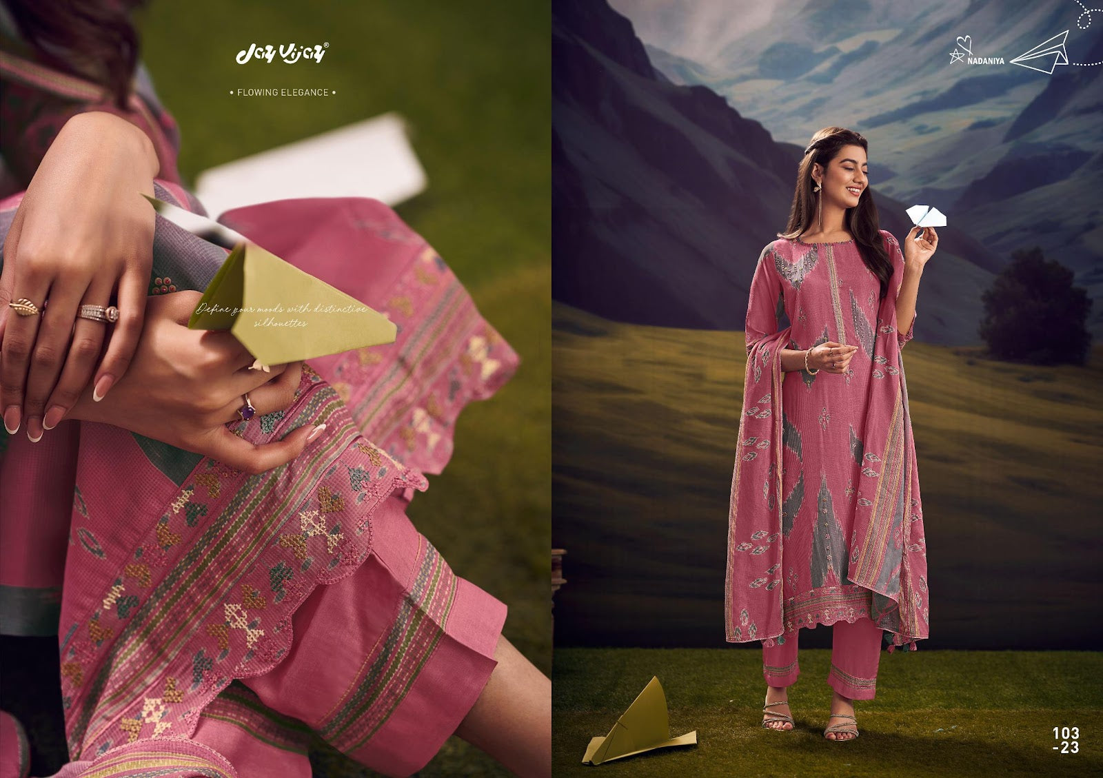 Nadaniya Jay Vijay Modal Cotton Pant Style Suits Wholesale Rate