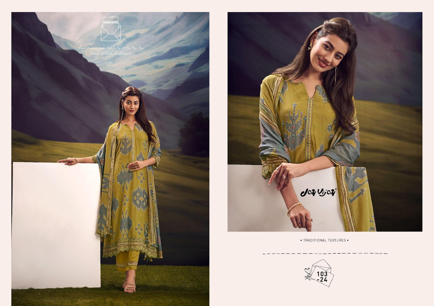 Nadaniya Jay Vijay Modal Cotton Pant Style Suits Wholesale Rate