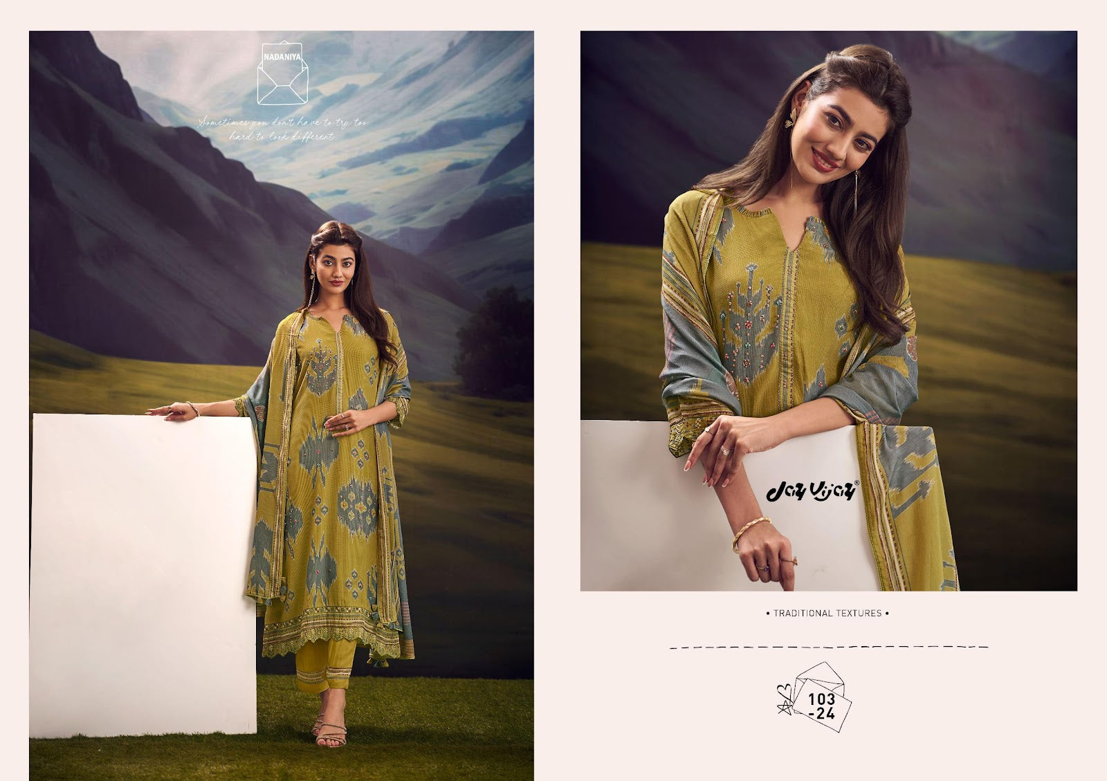 Nadaniya Jay Vijay Modal Cotton Pant Style Suits Wholesale Rate