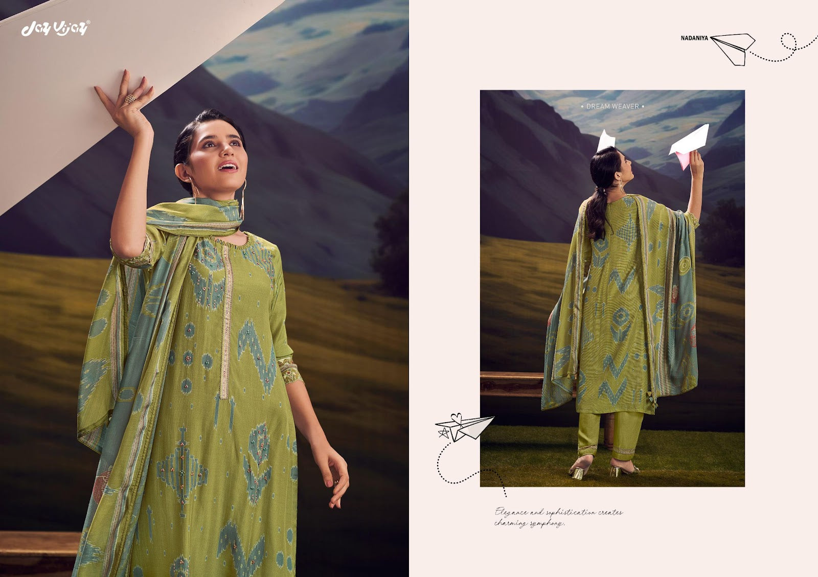 Nadaniya Jay Vijay Modal Cotton Pant Style Suits Wholesale Rate