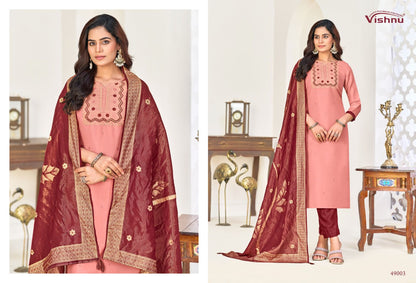 Nadia Vishnu Impex Simmer Pant Style Suits Wholesale