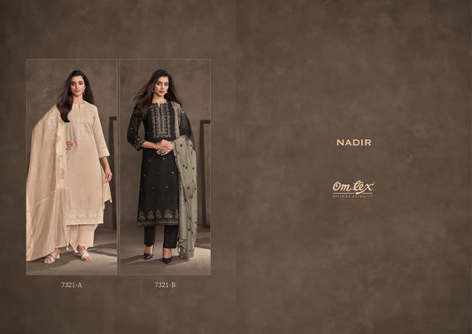 Nadir Omtex Lawn Cotton Pant Style Suits Manufacturer Gujarat