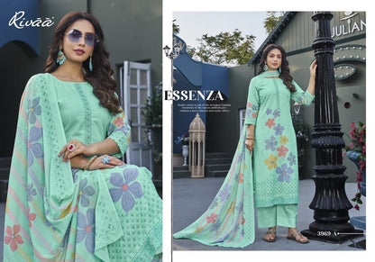Nadiya 2 Rivaa Linen Pant Style Suits Supplier India