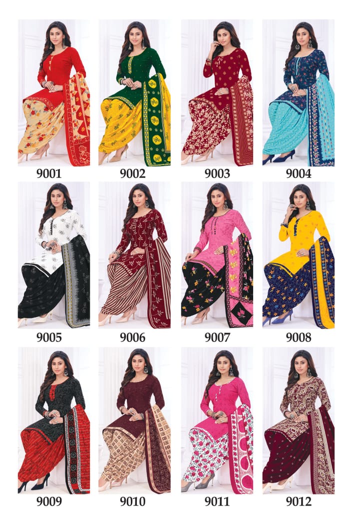 Nadiya Patiyala Vol 9 Laado Cotton Dress Material Wholesaler Ahmedabad