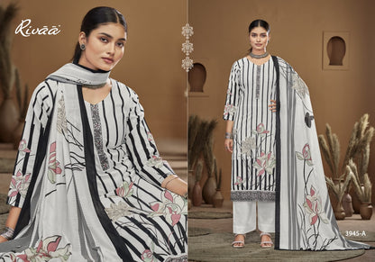 Nadiya Rivaa Linen Pant Style Suits Wholesaler Gujarat