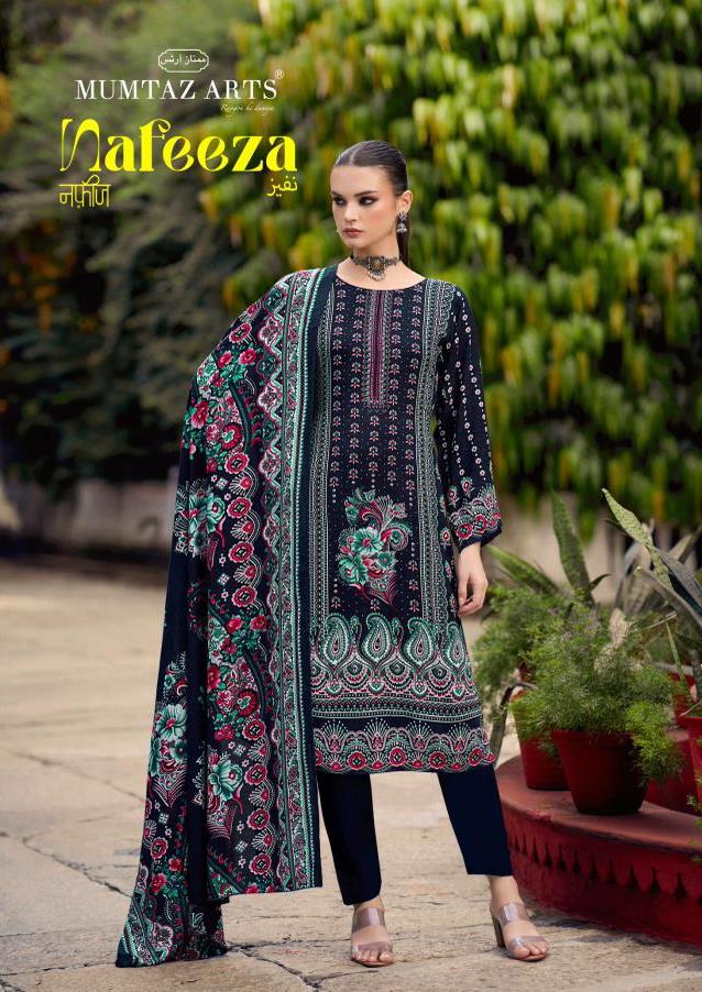Nafeeza Mumtaz Arts Viscose Rayon Karachi Salwar Suits Supplier