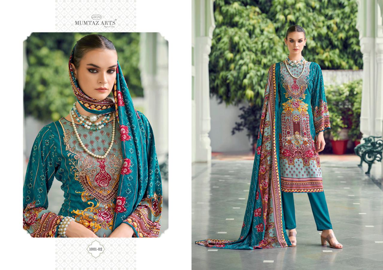 Nafeeza Mumtaz Arts Viscose Rayon Karachi Salwar Suits Supplier