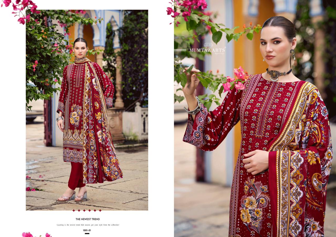 Nafeeza Mumtaz Arts Viscose Rayon Karachi Salwar Suits Supplier