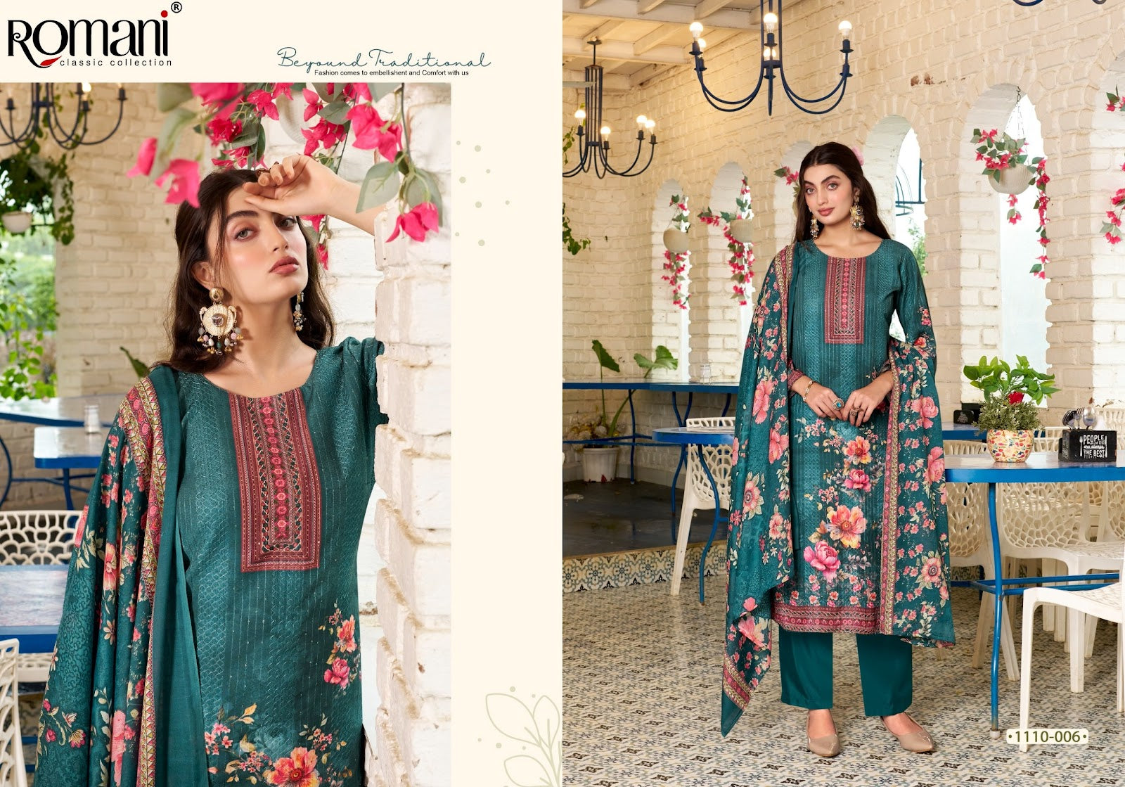 Nafisa Romani Cotton Karachi Salwar Suits Wholesale
