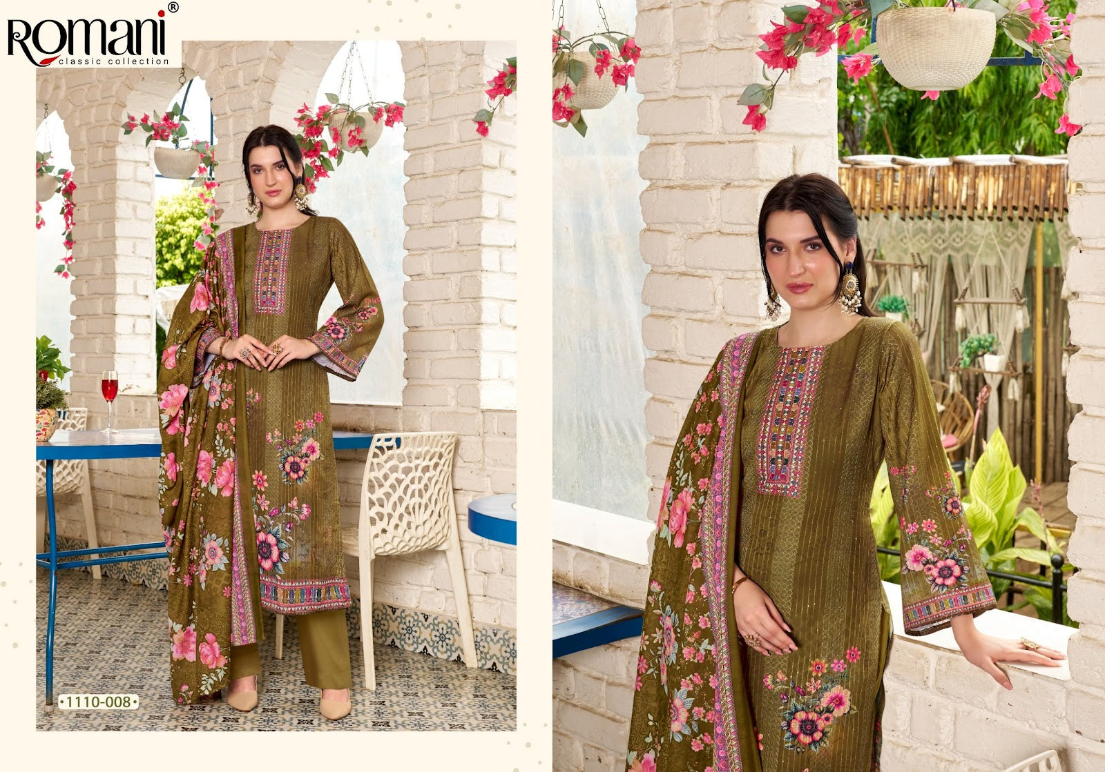 Nafisa Romani Cotton Karachi Salwar Suits Wholesale